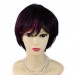 Wiwigs ® Natural Short Blonde Black Brown & Plum Red & Purple Full Hair Ladies Wig