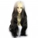 Wiwigs ® Gorgeous Long Wavy Light Blonde & Medium Brown Dip-Dye Ombre Hair Uk