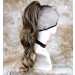 Stunning Long Ponytail hairpiece Extension Brown Mix Wavy Hair Piece UK