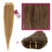 DIY Double Weft Lush 'Med Brown Honey Blonde Mix' 16" Hair Extensions Deluxe Human Hair.