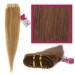 DIY Double Weft Lush 'Light Brown' 20" Hair Extensions Deluxe Human Hair.
