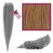 DIY Double Weft Lush 'Lightest Brown' 16" Hair Extensions Deluxe Human Hair.