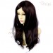 Beautiful Sexy Wavy Dark Brown Mix Dark Auburn Long Black Cherry Ladies Wigs UK