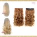 Half head 1 Piece clip In Curly Auburn Hair Extensions UK