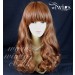 Sexy Gorgeous Layered Light Auburn Wavy Long Ladies Wigs Heat Resistant Wig UK