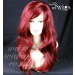 Wonderful wavy Long Burgundy mix Red Heat Resistant Ladies Wigs Hair UK