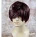 Classic Handsome Layered Long Bangs Man Wig Short Dark Auburn Men's Full Wig