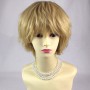 STRIKING Blonde Man's Wig Short Spikey Style Lady Wig Cosplay Party WIWIGS UK