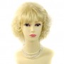 Classic Short Wig Curly Blonde Summer Style Ladies Wigs WIWIGS UK