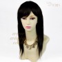 100% Real Human Hair Off Black Natural Straight Full Ladies Wigs from WIWIGS