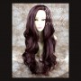 Fabulous Long Layers Wavy Wig Dark Auburn Ladies Wigs Skin Top WIWIGS UK 08433