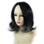 Wiwigs ® Lovely Medium Bob Style Wig Grey & Off Black Dip-Dye Ombre Hair UK