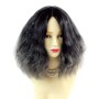 Wiwigs Untamed Medium Curly Wig Grey & Off Black Dip-Dye Ombre Hair