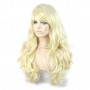 Sexy Beautiful Layered wavy Pale Blonde Long Ladies Wigs Heat Resistant Wig UK