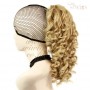 Spiral Curly Hair Piece Blonde mix Ponytail Irish Dance Extension UK