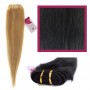 DIY Double Weft Lush 'Off Black' 22" Hair Extensions Deluxe Human Hair.