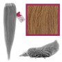 DIY Double Weft Lush 'Lightest Brown' 20" Hair Extensions Deluxe Human Hair.