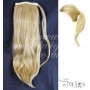 Wiwigs Ladies 1 Piece Clip Golden Blonde mix Straight Ponytail Wrap around Pony