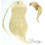 Wiwigs Ladies 1 Piece Clip Pale Blonde Straight Ponytail Wrap around Pony