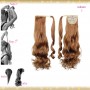 Wrap Around Clip In Pony Curly Auburn Hair Extension UK