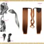 Wrap Around Clip In Pony Straight Auburn Hair Extension UK