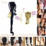 Celebrity Cute Off Black Fishtail Braids Velcro Wrap Ponytail Plaited Hair Extensions