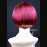 Classy Short Bob Skin Top Burgundy Red mix Lady Wig UK 1239